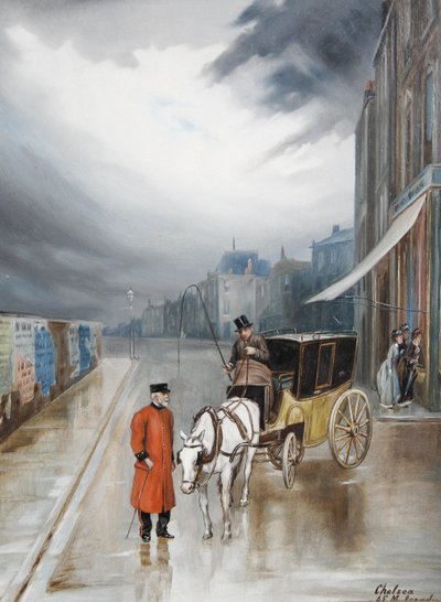 雨后 - 切尔西 作者 奥古斯都（Augustus）Edwin Mulready