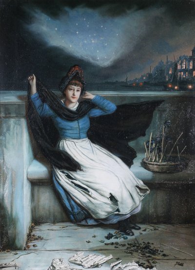 日落时分 - 销售一空 作者 奥古斯都（Augustus）Edwin Mulready