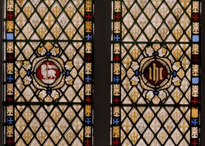 Apse Window，细节，1841-42（彩色玻璃） 作者 奥古斯都·韦尔比·诺斯莫尔·普金