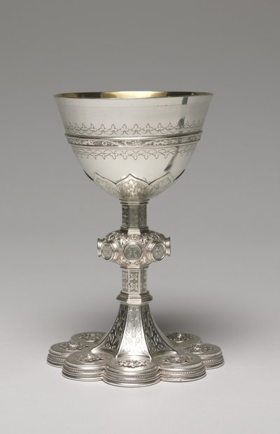 圣杯，1849 作者 奥古斯都·韦尔比·诺斯莫尔·普金