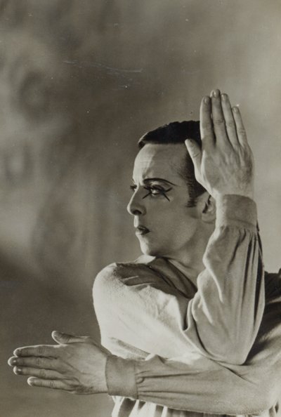 Robert Helpmann的明信片（1909-86），1941年的流浪者 作者 Australian Photographer