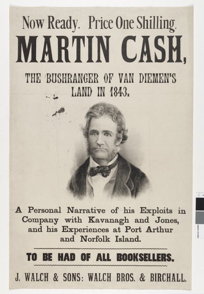 现在准备好了。价格先令。马丁·卡什（Martin Cash），范·迪门（Van Diemen）1843年的土地的丛林管理员 作者 澳大利亚学校