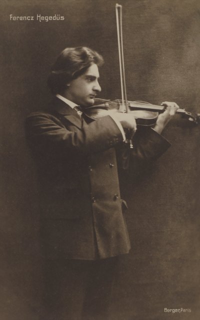 Ferencz Hegedus，匈牙利小提琴家 作者 奥地利摄影师