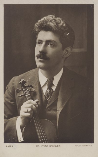 Fritz Kreisler，奥地利小提琴家和作曲家 作者 奥地利摄影师