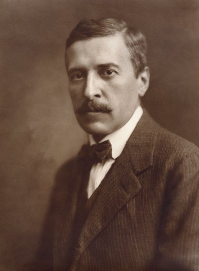 Hugo von Hofmannsthal的肖像，c.1920-21 作者 Austrian Photographer