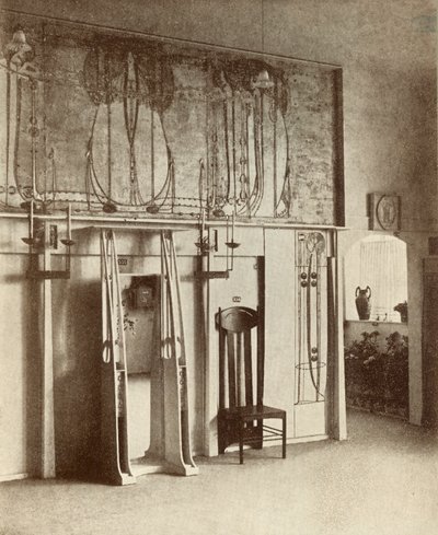 麦金托什展览室，第八届维也纳分离派，1900年 作者 奥地利摄影师