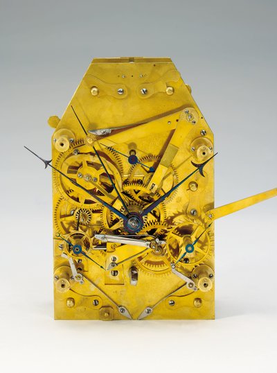 具有时间方程式和完整日历的月度Bodenstanduhr 作者 奥地利学派
