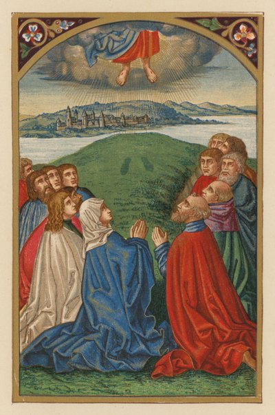 Ascensio D N J Chr (chromolitho) 作者 奥地利学派