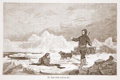 1876年，雷普斯博士穿过冰层 作者 奥地利学派