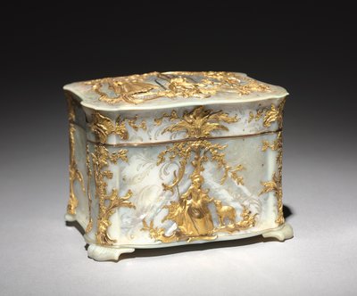 黄金和珍珠贝母盒，约1765年 作者 奥地利学派