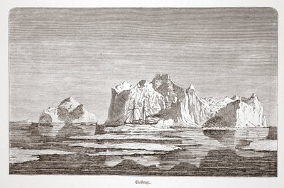 冰山，与Tegetthoff，1876年 作者 奥地利学派