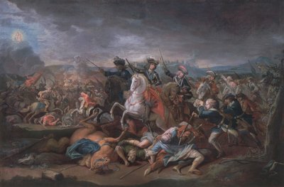 1717年8月16日，萨沃伊王子尤金（1663-1736）在贝尔格莱德围城 作者 Austrian School