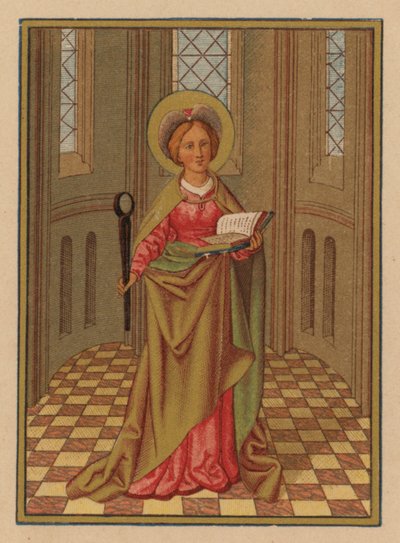 S Agatha (chromolitho) 作者 奥地利学派