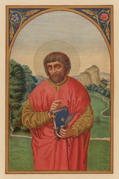 S Bartholomaeus, Apost (chromolitho) 作者 奥地利学派