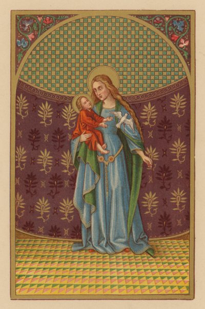 S Maria mater Dei (chromolitho) 作者 奥地利学派