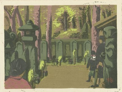 仙岳寺墓地
仙岳寺墓地（实物标题）
东京的回忆（系列名称）
东京会馆（系列名称） 作者 植村真郎