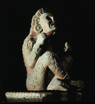 Xochipilli（另见207566），后古典时期后期（1300-1521）（石头）。 作者 阿兹台克人阿兹台克人