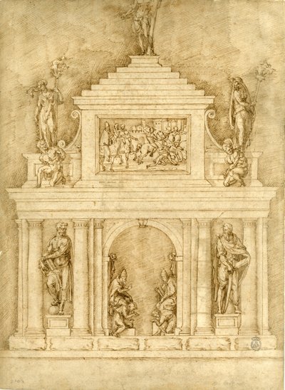 利奥十世和克莱门特七世陵墓项目 作者 巴乔·班迪内利（Baccio Bandinelli）