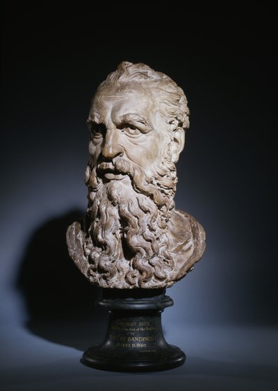 研究圣保罗的头，c.1535（兵马俑） 作者 巴乔·班迪内利（Baccio Bandinelli）