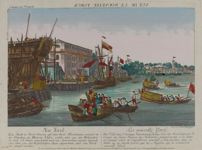 《纽约人的风景》，约于1776年 作者 Balthasar Friedrich Leizelt