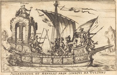 Agamemnon et Menelaus argn condoti da Vulcano 作者 雷米吉奥·坎塔加利纳之后的巴尔塔萨·蒙科内特