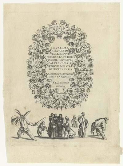 Titelblad: Livre de Fleurs  de Feullies pour servir a l
