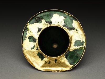 带有占星装饰的带盖碗，碟和勺，19世纪初 作者 巴基尔