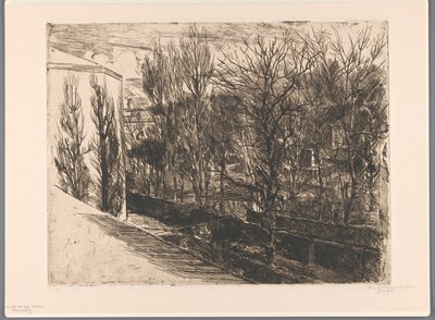我工作室的风景（原物上的标题）
全景（物体上的标题） 作者 Barbara Elisabeth van Houten（艺术家签名）
