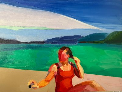 没有浪费的日子，2023（布面油画） 作者 芭芭拉·霍格维根（Barbara Hoogeweegen）