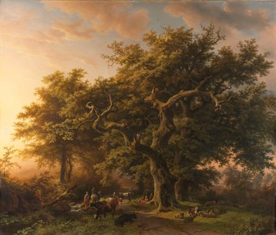 森林风景
林中美景 作者 巴伦德·科尼利斯·科克科克（Barend Cornelis Koekkoek）