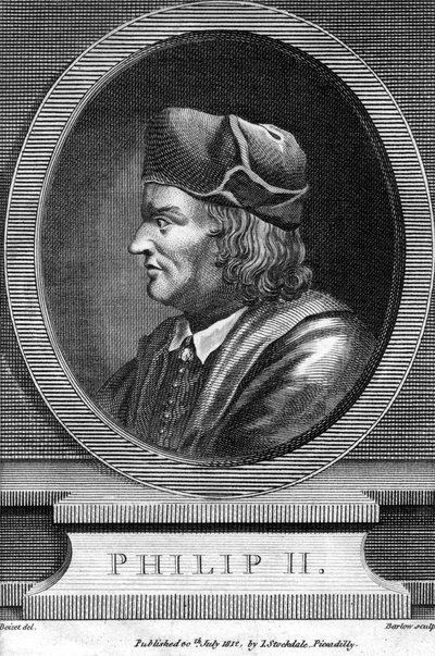 法国的菲利普二世（Philip II），1812年。 作者 巴洛