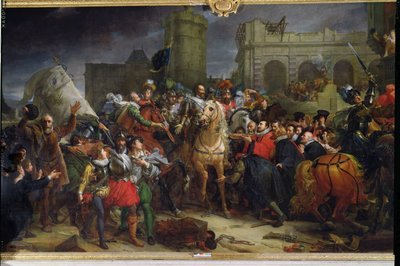 亨利四世（1553-1610）于1594年3月22日进入巴黎 作者 Baron François Pascal Simon Gérard