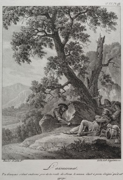 西班牙战役  暗杀 作者 Baron Louis Albert Guillain Bacler d'Alber