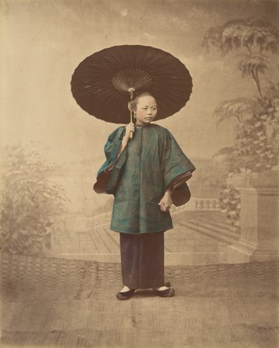 来自广州的妇女，1870年代。 作者 雷蒙德·冯·斯蒂夫男爵