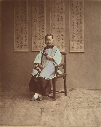 来自上海的女孩，19世纪70年代。 作者 雷蒙德·冯·斯蒂夫男爵