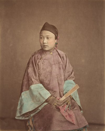 来自上海的女孩，19世纪70年代。 作者 雷蒙德·冯·斯蒂夫男爵