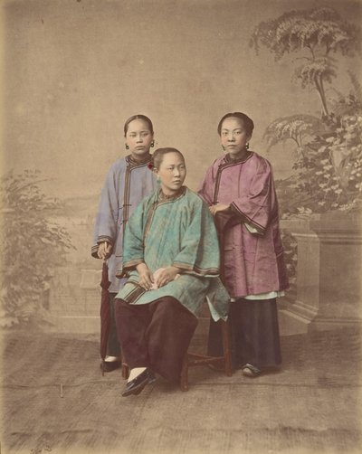 上海的女孩，19世纪70年代。 作者 雷蒙德·冯·斯蒂夫男爵