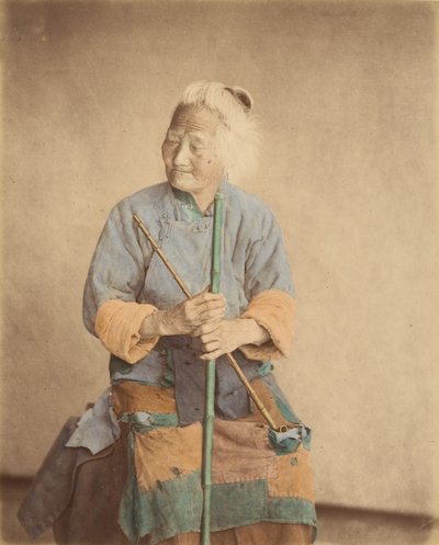 Vielle mendiant, 1870年代。 作者 雷蒙德·冯·斯蒂夫男爵