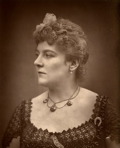 英国女演员亨利埃塔·林德利（Henrietta Lindley），《金边的吉姆》，1886年 作者 巴罗德