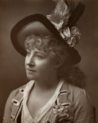 莉迪亚·汤普森（Lydia Thompson），英国舞者，演员和舞台剧制作人，1886年 作者 巴罗德