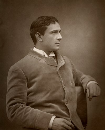 莫里斯·巴里摩尔（Maurice Barrymore），英国演员，1886年 作者 巴罗德