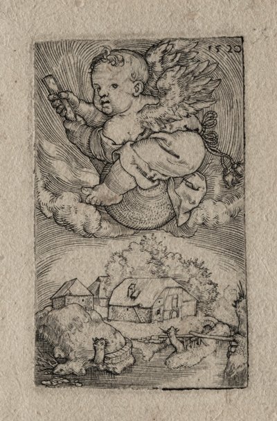 1520年，天才骑球。 作者 巴瑟尔·贝汉姆