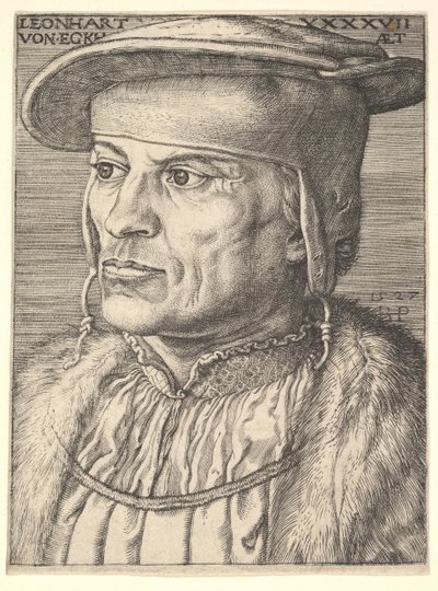 伦纳德·冯·埃克（Leonard von Eckh），1527年。 作者 巴瑟尔·贝汉姆