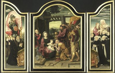 玛吉崇拜》三联画 作者 Bartholomaus Bruyn (I) (人)