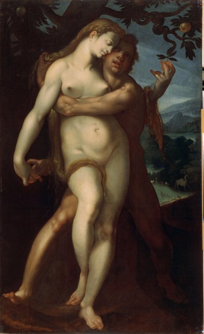 亚当和夏娃 作者 Bartholomaeus Spranger