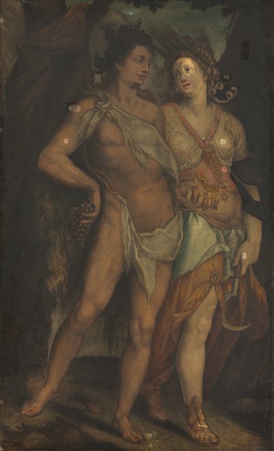 谷神星和酒神巴克斯 作者 Bartholomaeus Spranger