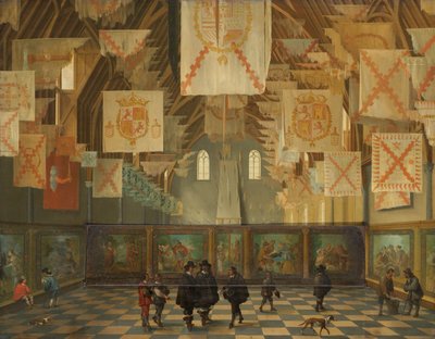 1651 年大会
1651年海牙宾嫩霍夫大礼堂（Binnenhof Great Hall），1651年各州大会期间 作者 巴塞洛缪·范巴森