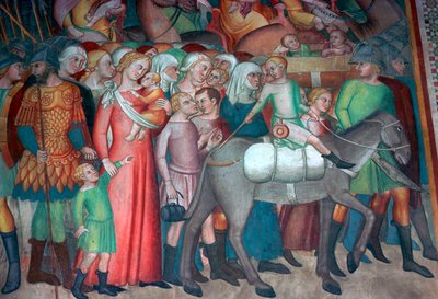 圣吉米纳诺的壁画，14世纪 作者 Bartolo di Fredi