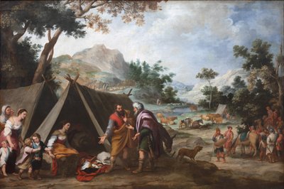 拉班寻找被盗的家神c。 1665-1670。 作者 巴斯托洛梅·埃斯特万·穆里略