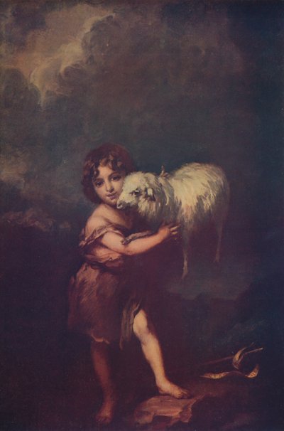圣约翰和羔羊，1660-5，c1900 作者 巴斯托洛梅·埃斯特万·穆里略